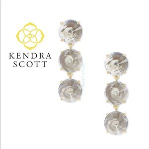 Jolie Statement Earring Gray Illusion Kendra Scott